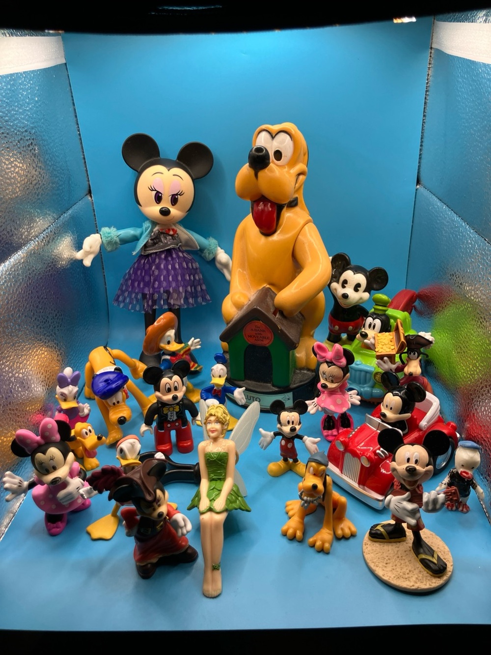 Lot Of Disney Toy Mickey Minnie Pluto Donald